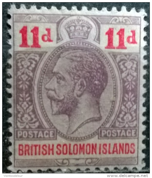 BRITISH SOLOMON - KGV - YVERT # 22 - MNH - Islas Salomón (...-1978)