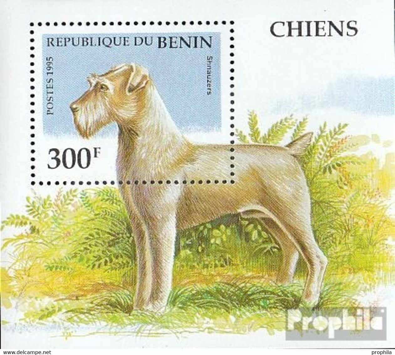 Benin Block12 (kompl.Ausg.) Postfrisch 1995 Hunde - Andere & Zonder Classificatie