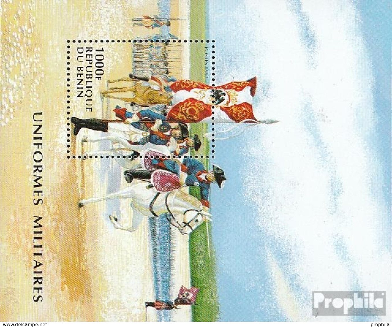 Benin Block24 (kompl.Ausg.) Postfrisch 1997 Preußische Uniformen - Sonstige & Ohne Zuordnung