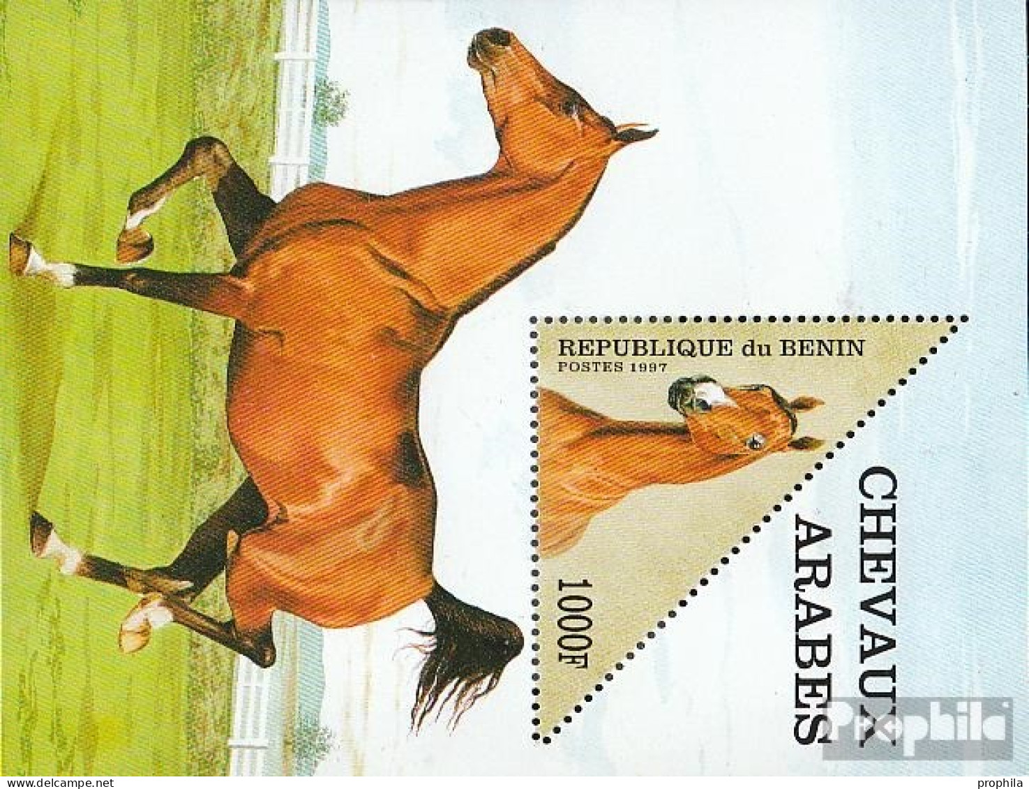 Benin Block27 (kompl.Ausg.) Postfrisch 1997 Araberpferde - Other & Unclassified