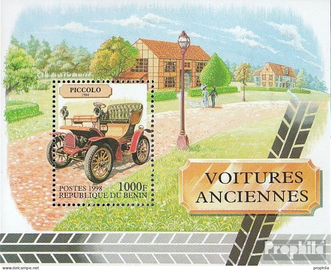 Benin Block43 (kompl.Ausg.) Postfrisch 1998 Alte Autos - Other & Unclassified