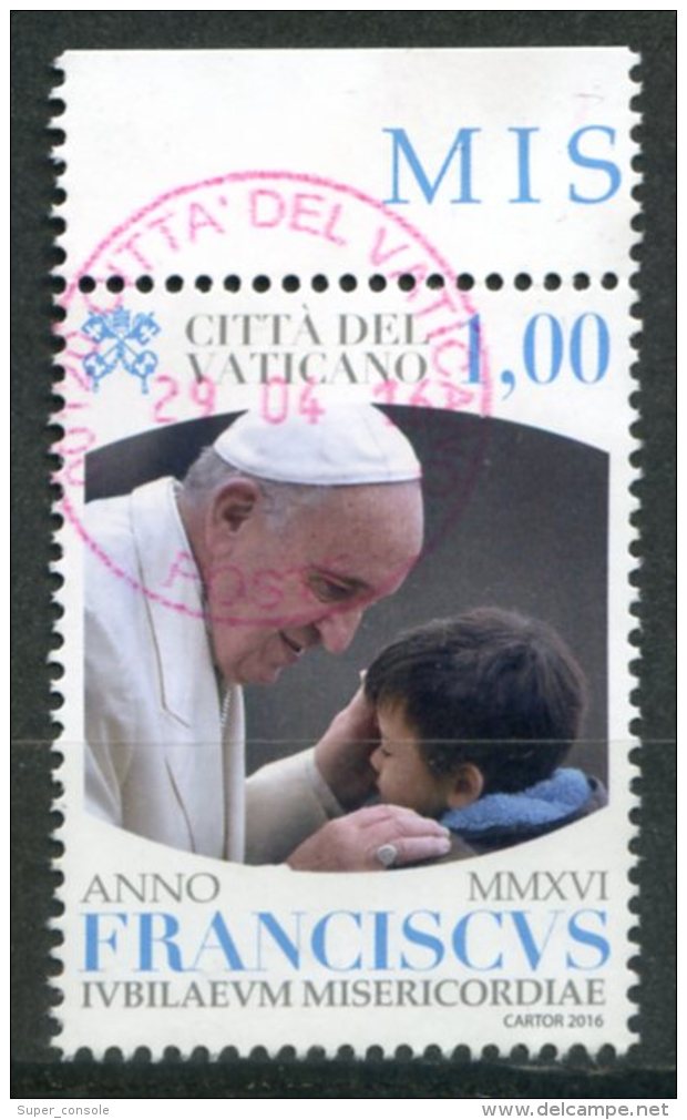 VATICAN   2016   Pape François   Oblit/used . - Oblitérés