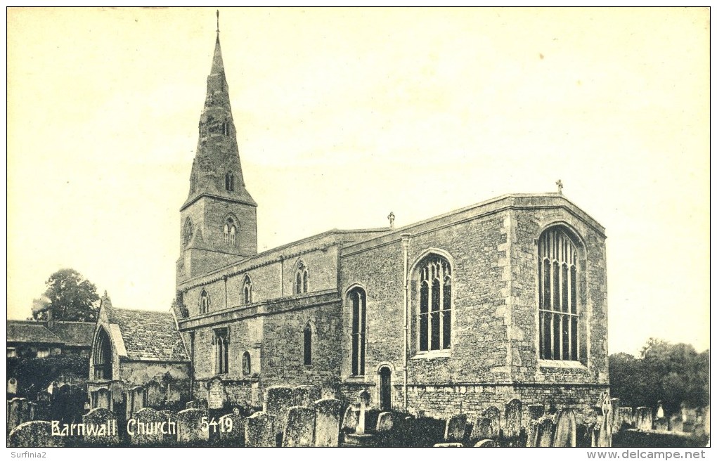 NORTHANTS - BARNWALL CHURCH  N129 - Northamptonshire