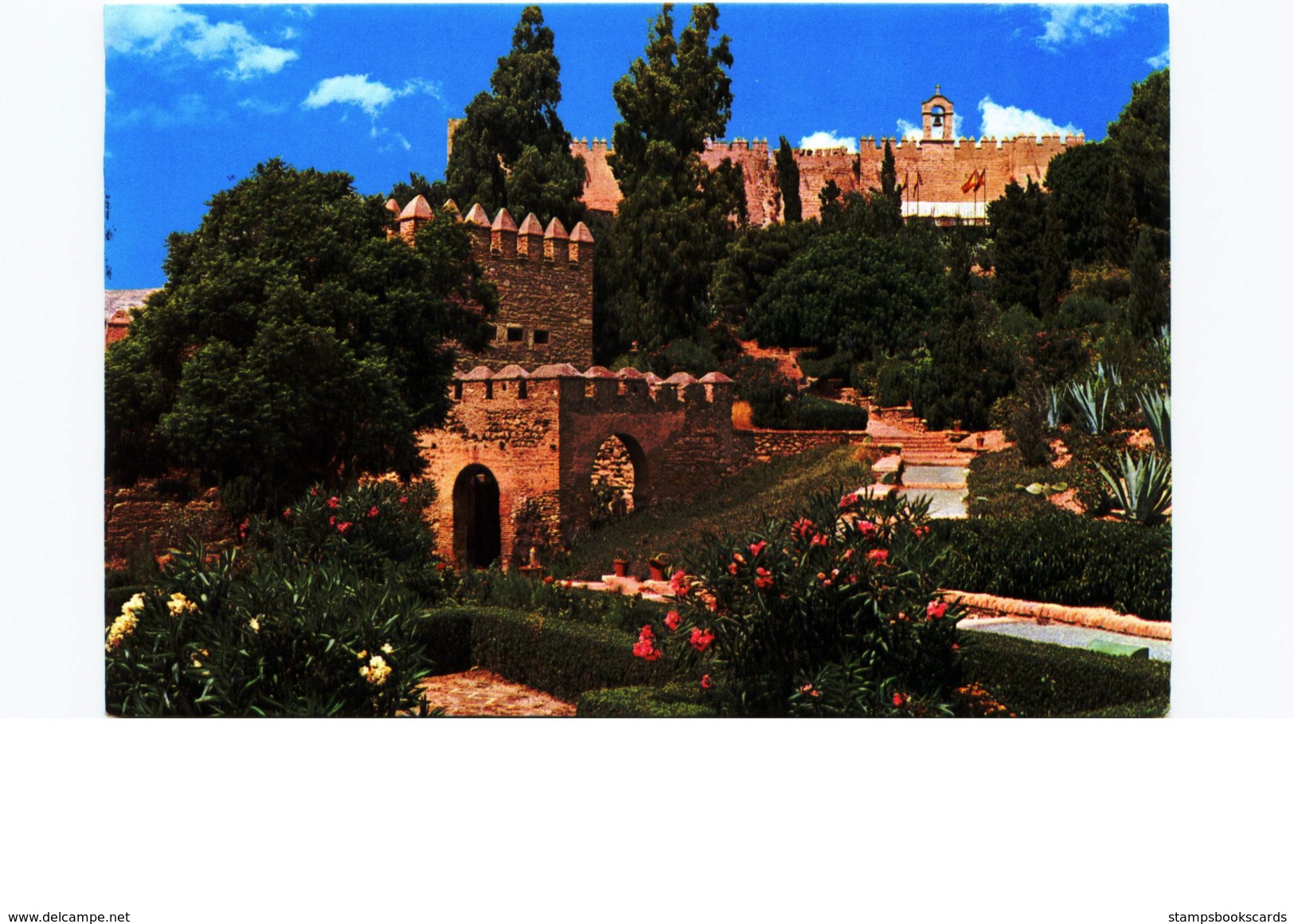 Spain Almeria To London 1983 Alcazaba Gardens - Other & Unclassified