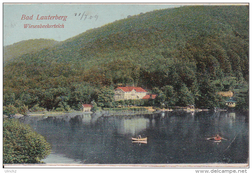 AK Bad Lauterberg - Wiesenbeckerteich - Bahnpost Scharzfeld - St. Andreasberg - 1909 (24045) - Bad Lauterberg