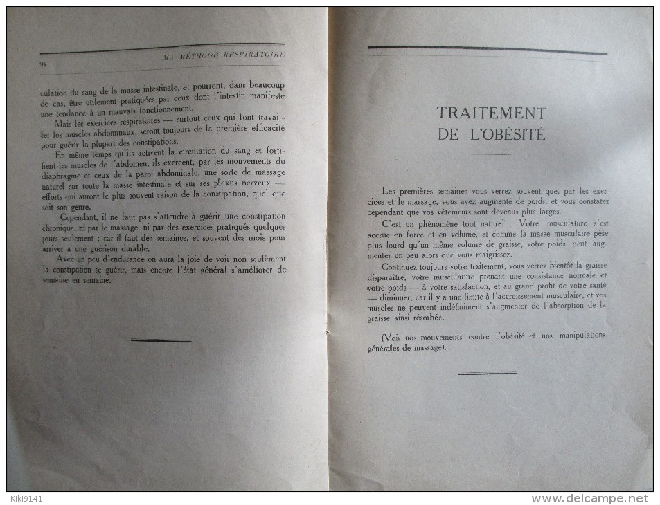 MA METHODE RESPIRATOIRE de GYMNASTIQUE SUEDOISE  (100 pages)