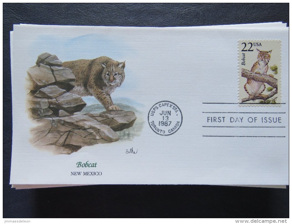 USA 1987 American Wildlife. 50 Illustrated FDC Cover.