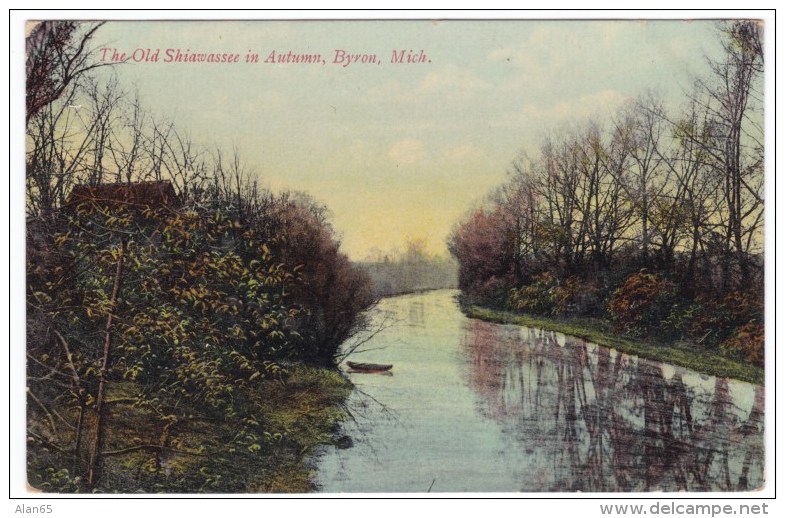 Harlan Michigan, DPO-2 Manistee County Closed Post Office Cancel Postmark On 1900s Vintage Postcard - Postal History