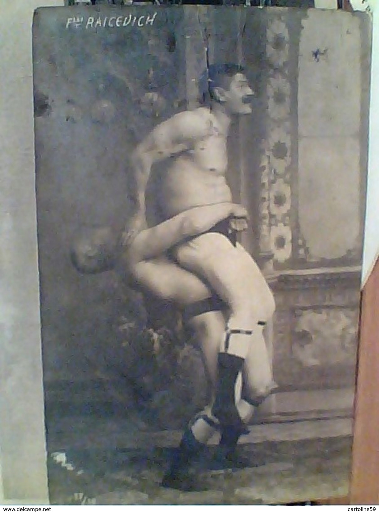 SPORT LOTTA GRECO-ROMANA - CAMPIONI FRATELLI RAICEVICH TRIESTE CAMPIONE MONDO Firma Di  Diomede  Carlo P....N1909 FN3774 - Lutte