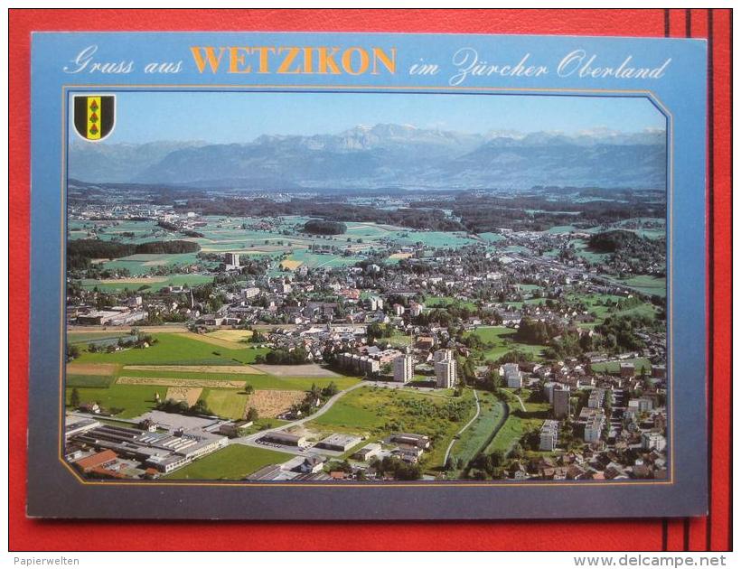 Wetzikon (ZH) - Flugaufnahme "Gruss Aus Wetzikon Im Zürcher Oberland" - Wetzikon