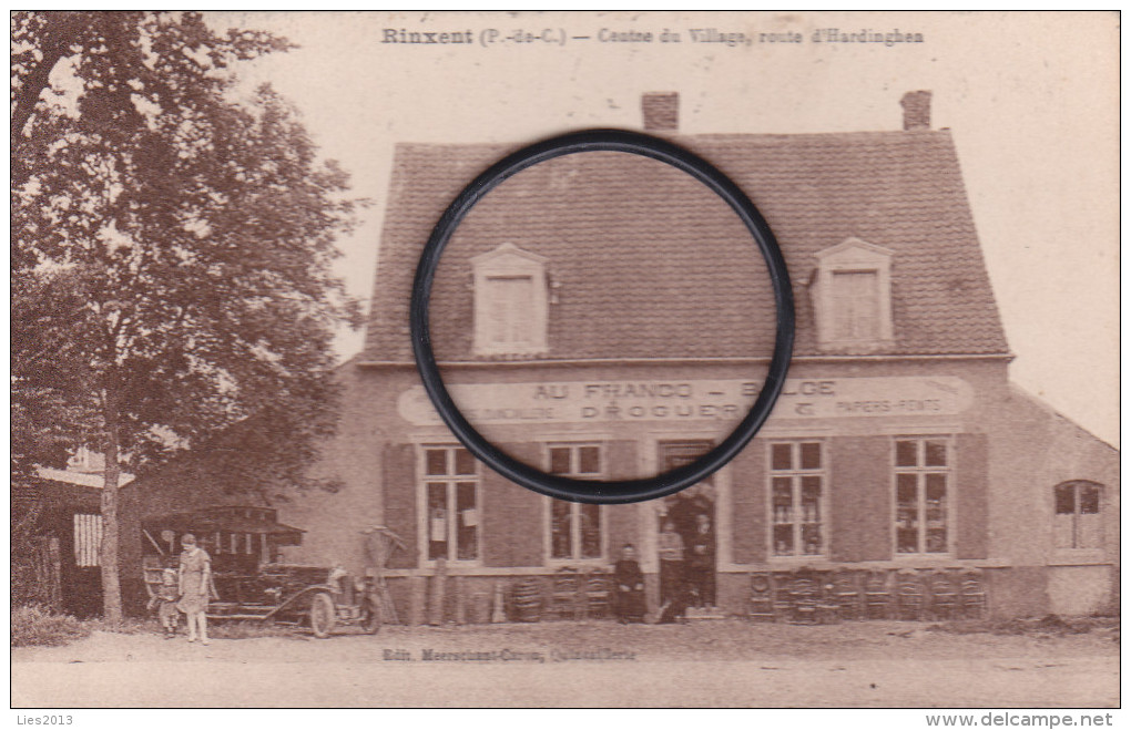 Rinxent, Centre Du Village, Route D' Hardinghen, 2 Scans - Andere & Zonder Classificatie