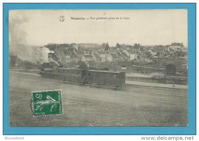 CPA  - Chemin De Fer Train La Gare MAMERS  72 - Mamers