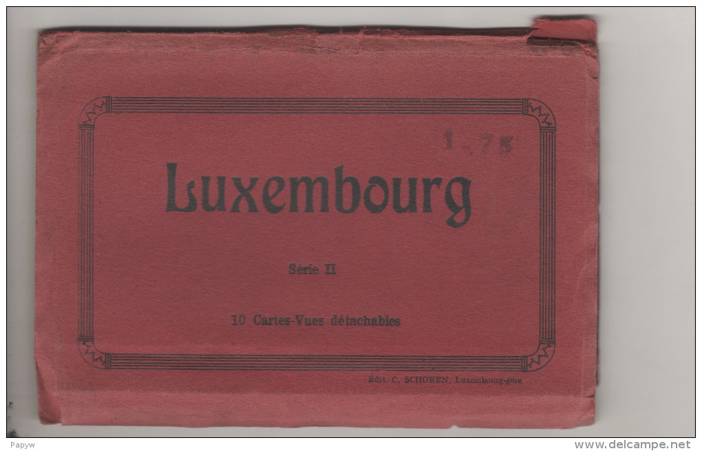 Luxembourg Carnet Incomplet De 8 Cartes - Autres & Non Classés