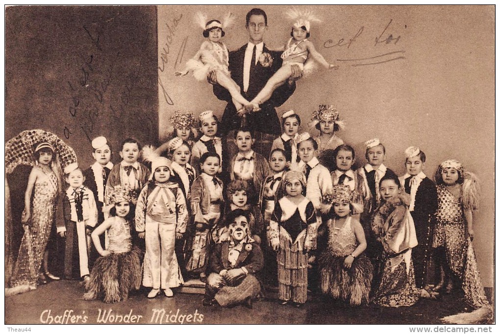 ¤¤  -  Les Artistes " CHAFFER'S WONDER MIDGETS "  -  Nains , Enfants , Spectacle    -  ¤¤ - Cabarets