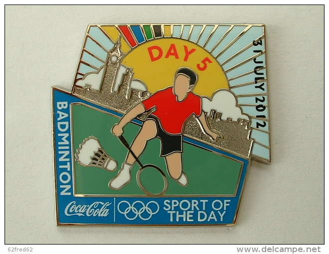 PIN´S BADMINTON - J.O LONDRES 2012 - COCA COLA - Badminton