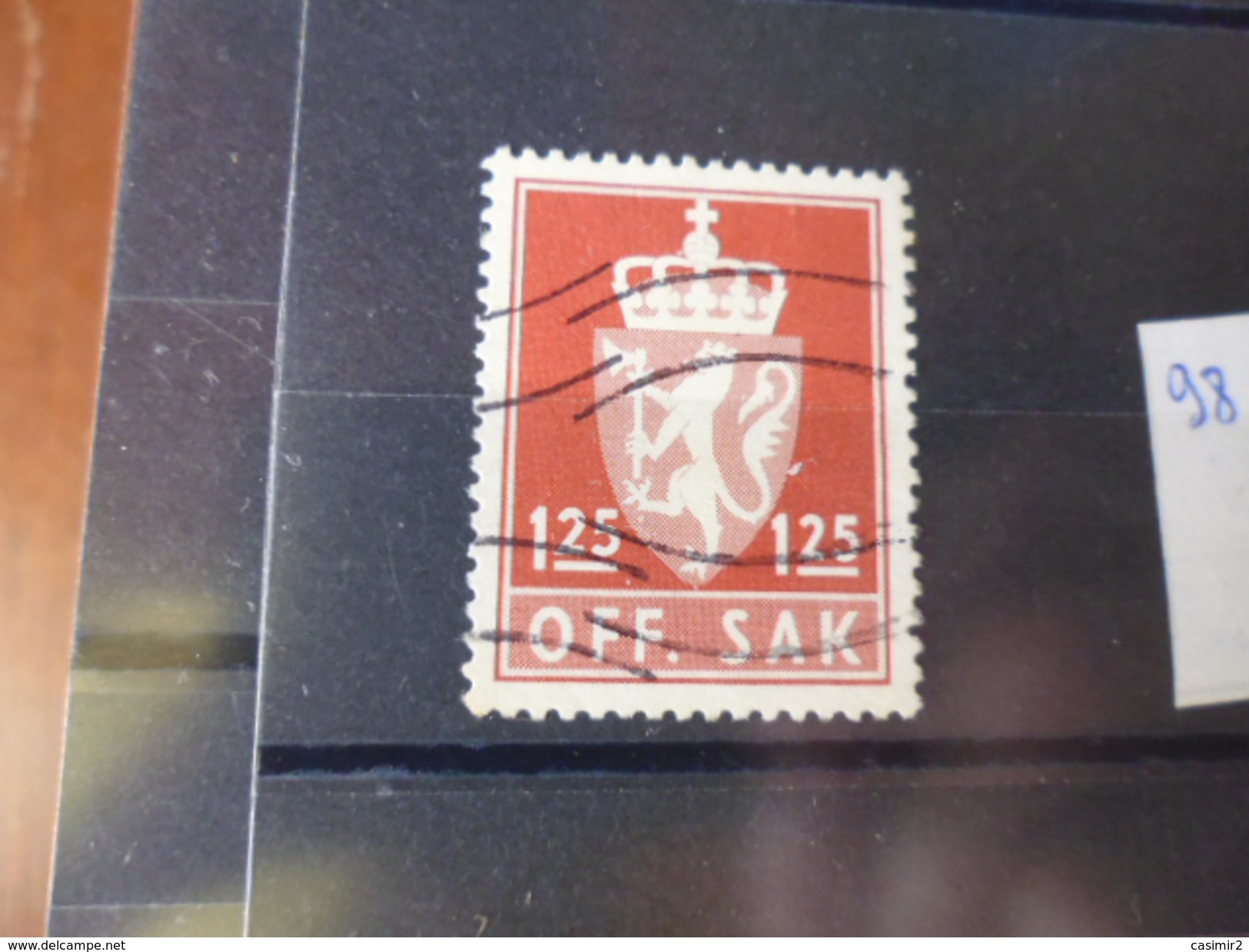 NORVEGE TIMBRE OU SERIE YVERT N° 98 - Used Stamps