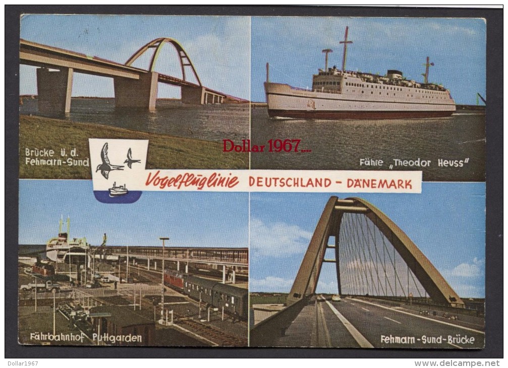 GERMANY -  Vogelfluglinie Deutschland-Dänemark  -  Used  See The 2  Scans For Condition. ( - Fehmarn