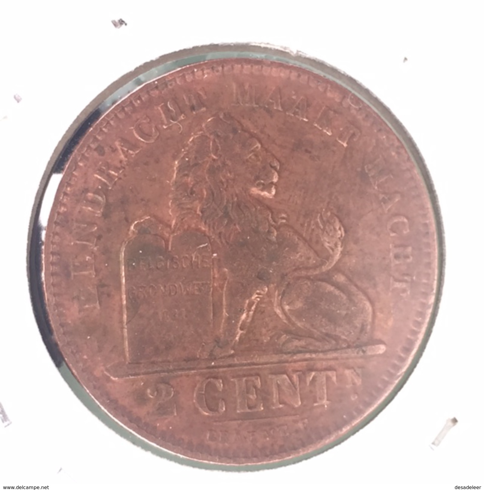 Belguim 2 Cent 1912 NL - 2 Centimes