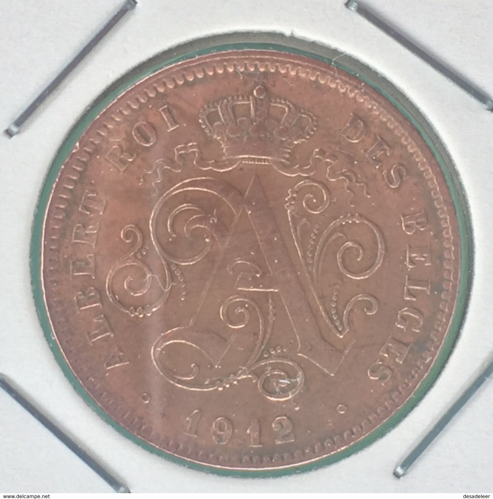 Belguim 2 Cent 1912 FR - 2 Centimes