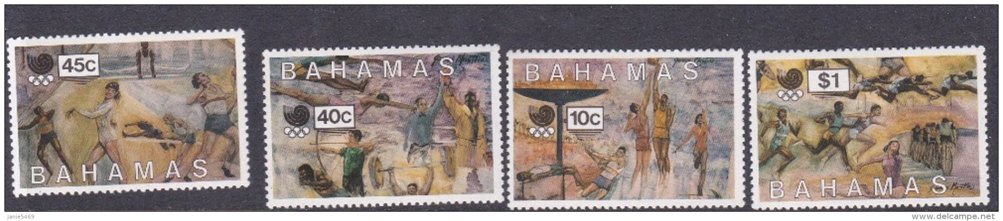 1988 Seoul Bahamas Olympic Set MNH - Summer 1988: Seoul