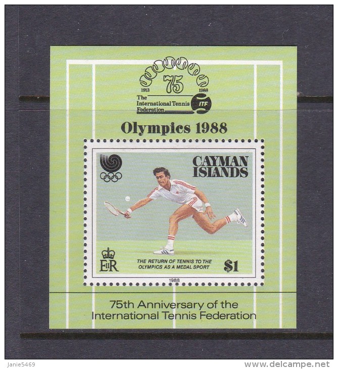 1988 Seoul Cayman Islands Olympic Miniature Sheet MNH - Ete 1988: Séoul