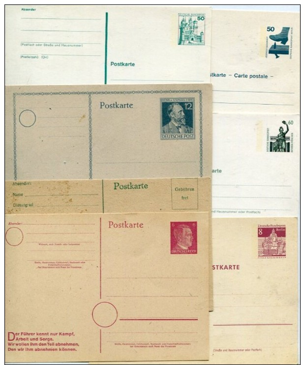 Deutschland / Lot Mit 7 Postkarten ** (61578-40) - Collezioni