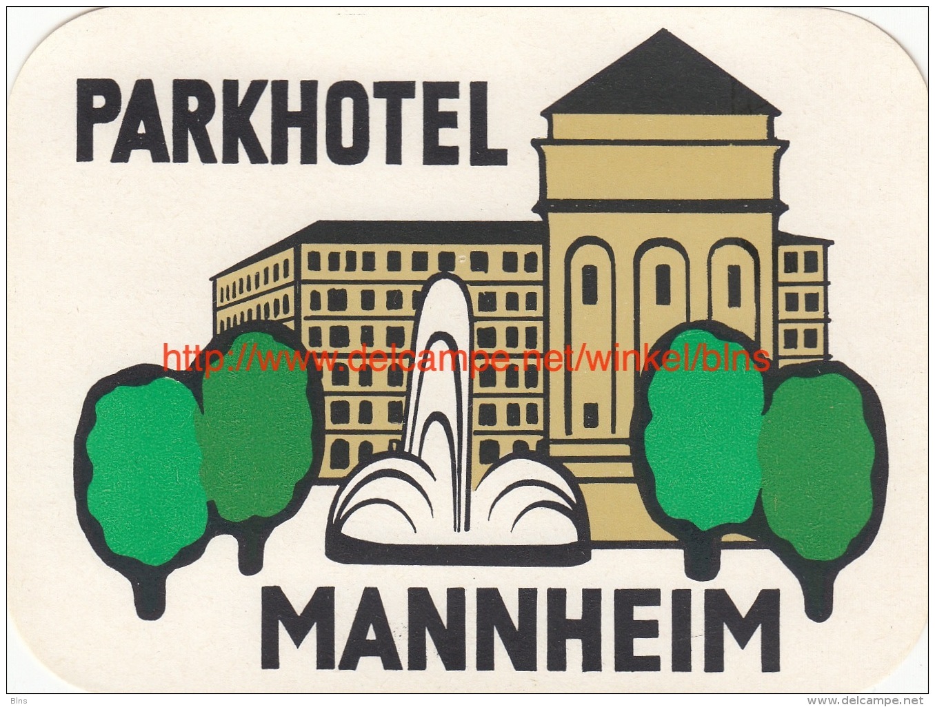 Parkhotel Mannheim - Etiquettes D'hotels