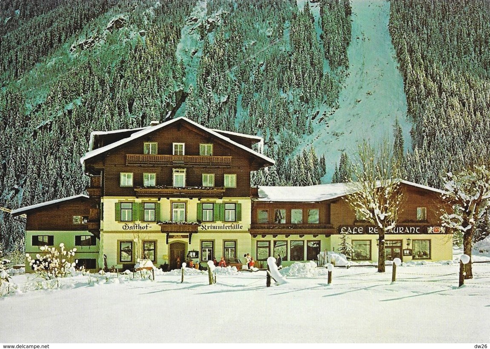 Krimml - Gasthof Krimmlerfälle Im Winter, Cafe Restaurant - Oberpinzgau - Wintersport Und Erholung Im Salzburger Land - Krimml