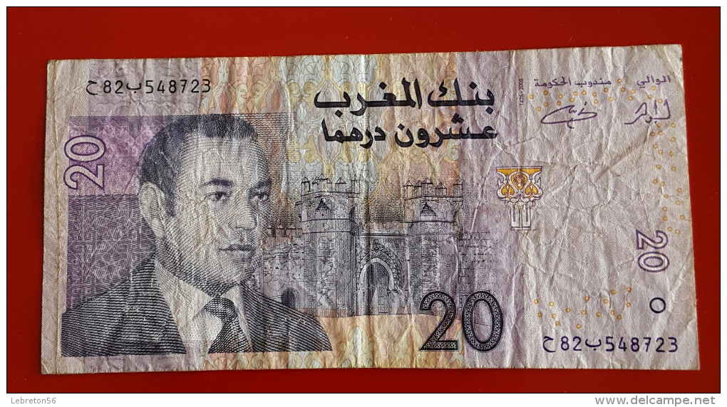 BANQUE DU MAROC 20 DIRHAMS 1426-2005 Voir Les 2 Photos - Maroc