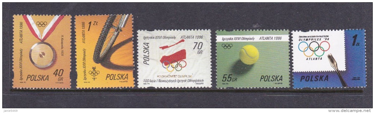 1996 Atlanta Poland Olympic Games MNH - Zomer 1996: Atlanta