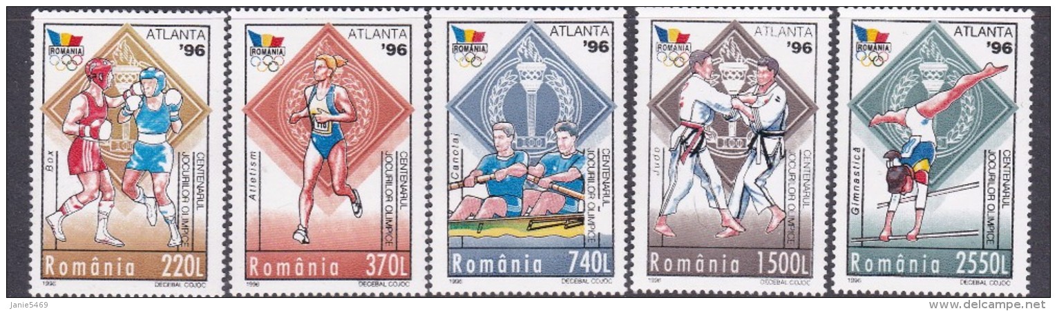 1996 Atlanta Romania Olympic Games MNH - Summer 1996: Atlanta