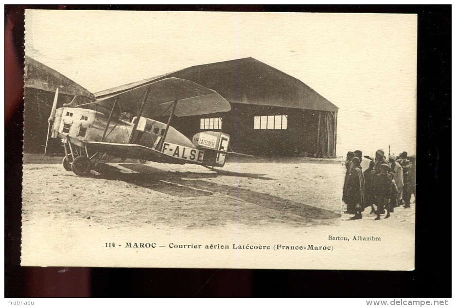 2016 07 14 AU PREMIER CLIC Aviation Maroc Courrier Latécoère France Maroc, Carte De Carnet - 1919-1938: Entre Guerres