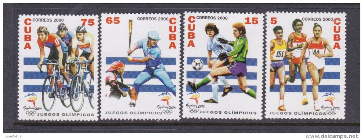 2000 Sydney Cuba Olympic Set MNH - Zomer 2000: Sydney