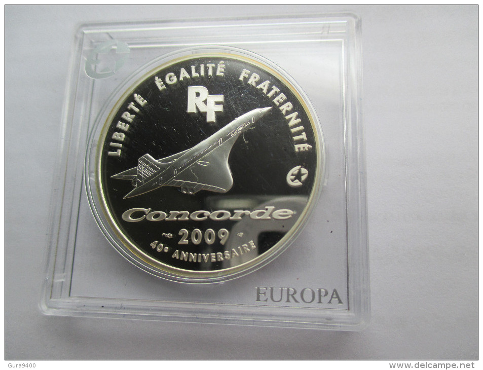 France, 10 Euro, 2009 Concorde 40th Anniversary. - Other & Unclassified