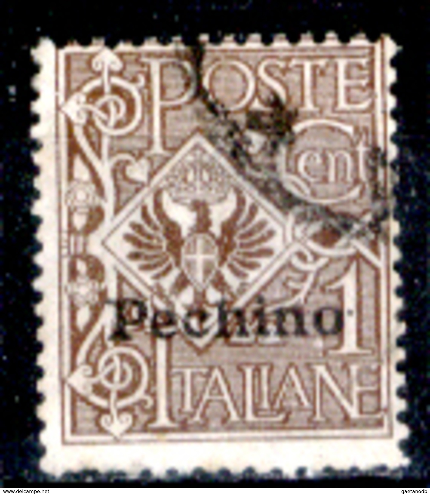 Italia-F01165 - Pechino 1917-18: Sassona N. 4 (o) Used - Privo Di Difetti Occulti - - Tientsin