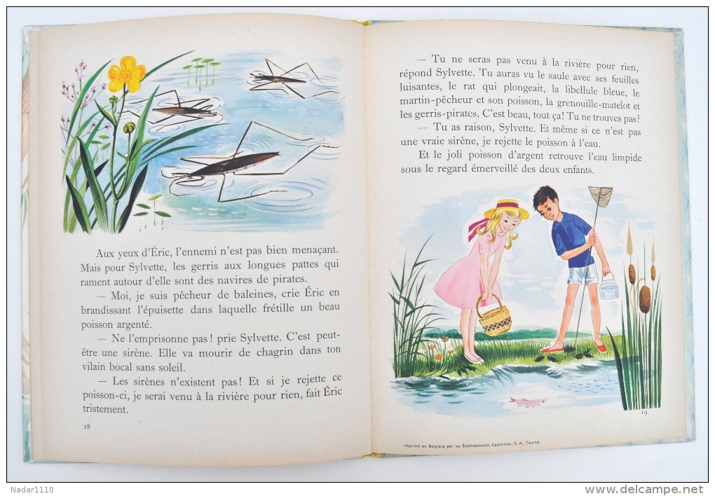 Les Secrets de la Rivière - Texte D. de Mornier, illustré par Élisabeth IVANOVSKY - Collection FARANDOLE, Casterman 1961