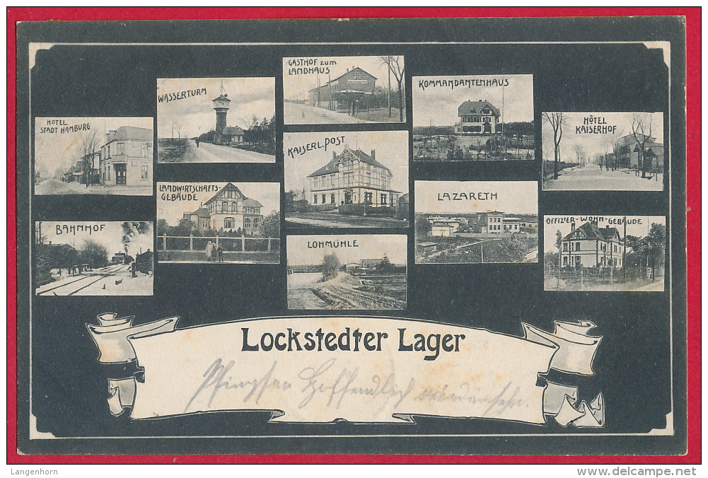 2 AK Hohenlockstedt (Lockstedter Lager) ~ 1900 - Hohenlockstedt