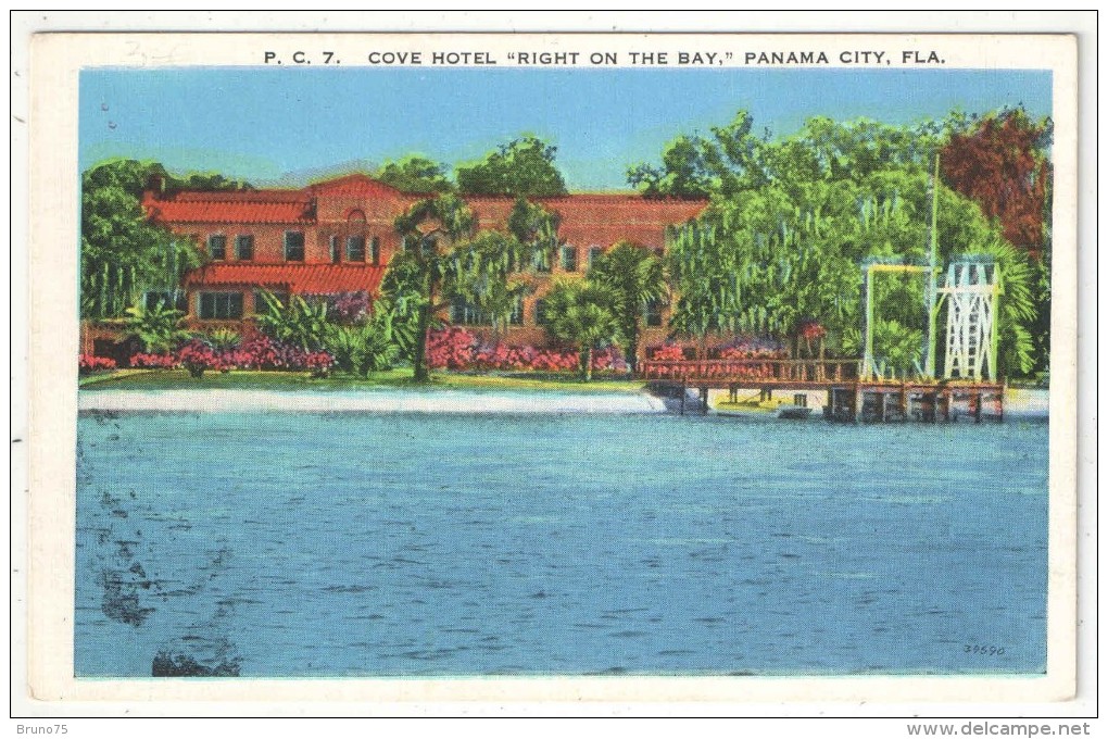 Cove Hotel, Right On The Bay, Panama City, Fla. - Panama City