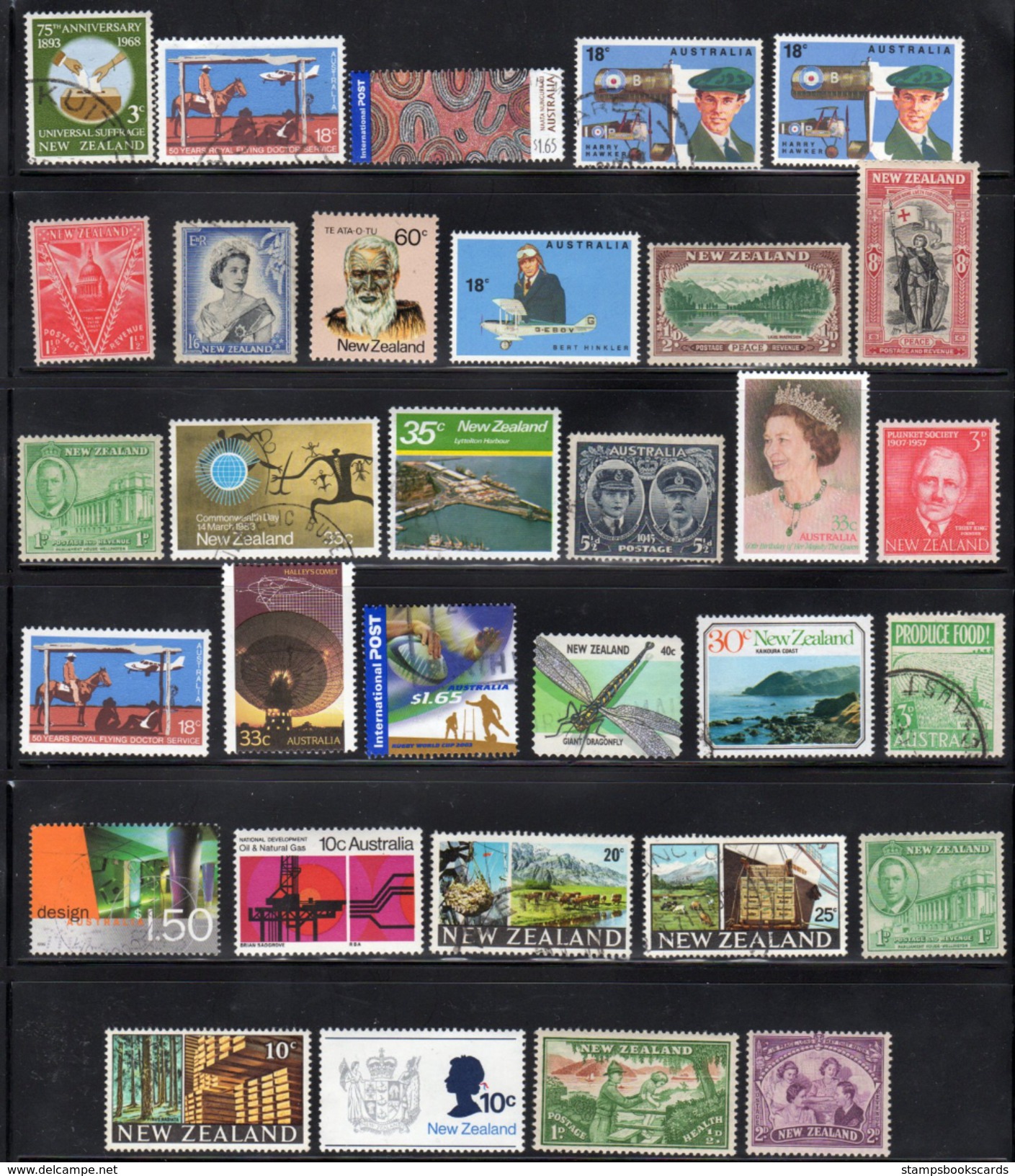Australia & New Zealand Mounted Mint, Mnh, And Fine Used Stamps - Sonstige - Ozeanien