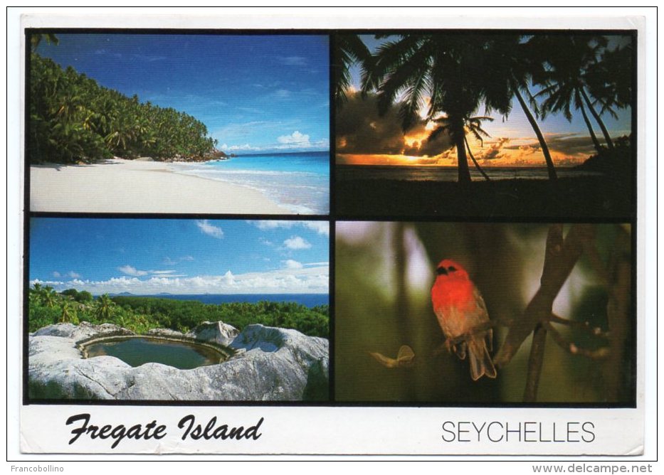 SEYCHELLES - FREGATE ISLAND VIEWS / THEMATIC STAMPS - BIRDS / OUTER ISLANDS - Seychelles