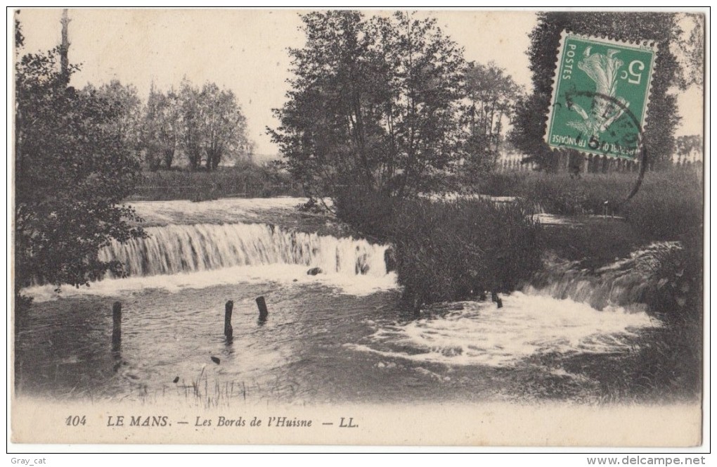 France, LE MANS, Les Bords De L'Huisne, Used Postcard [18272] - Le Mans