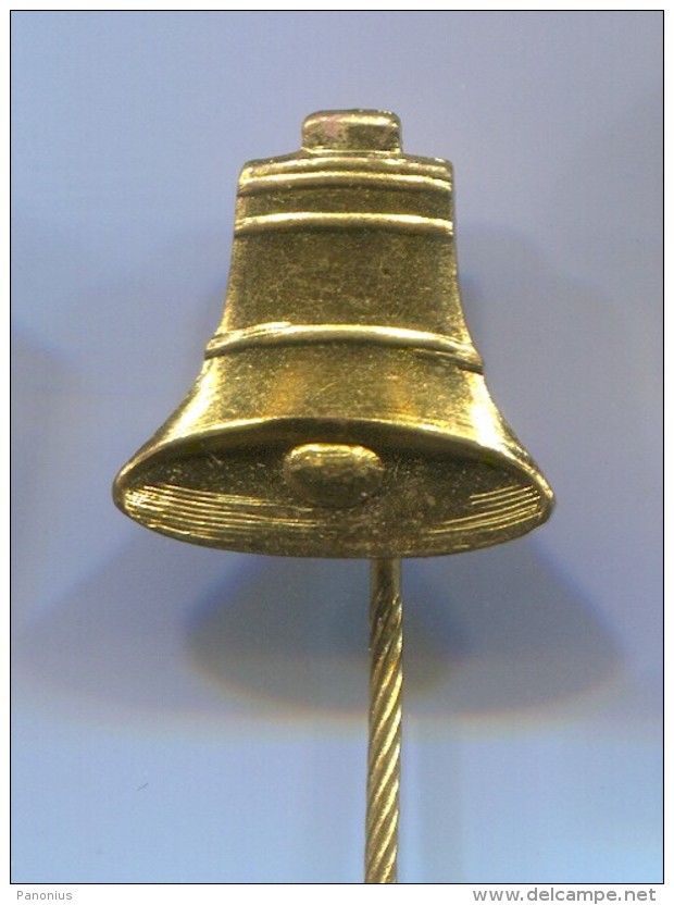 BELL, Glocke -  Vintage Pin Badge - Christmas