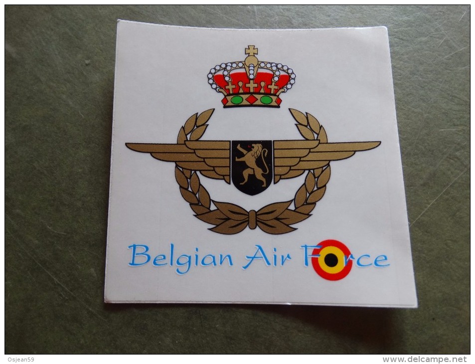 Autocollant-Belgian Air-Force - Luchtvaart