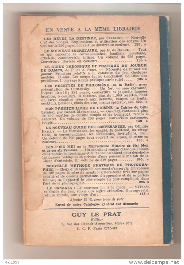 DELPHA - TOUTES LES REUSSITES ET JEUX DE PATIENCE - Guy Le Prat Editeur, Paris, 1950 - Juegos De Sociedad