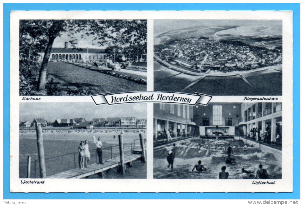 Norderney - S/w Mehrbildkarte 2 - Norderney