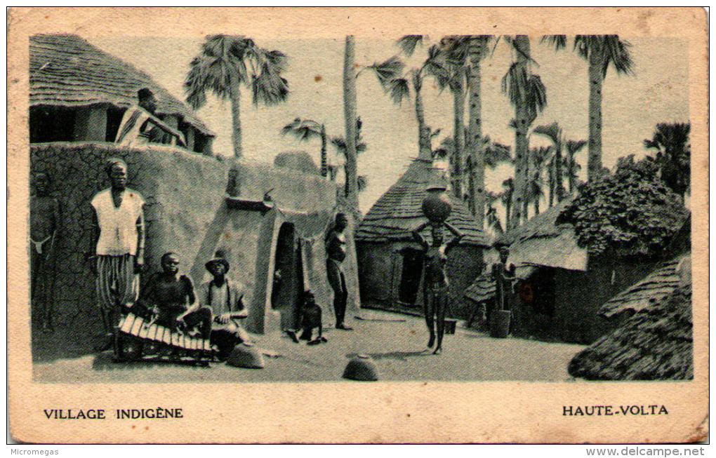 Haute-Volta - Village Indigène - Burkina Faso