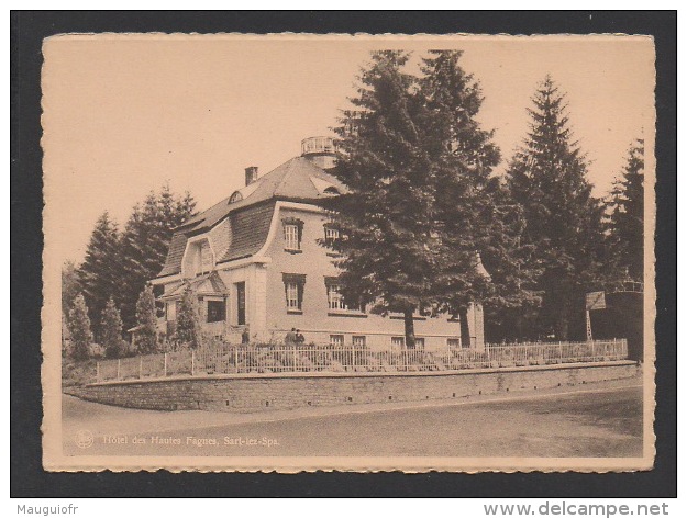 DF / BELGIQUE / PROVINCE DE LIÈGE / JALHAY / SART-LEZ-SPA / HÔTEL DES HAUTES FAGNES - Jalhay