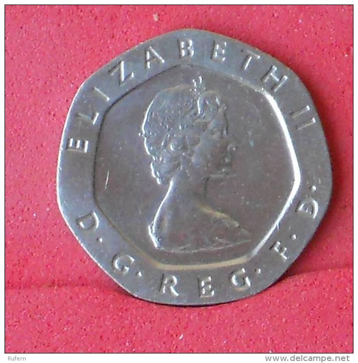 GREAT BRITAIN 20 PENCES 1982 -    KM# 931 - (Nº15400) - 20 Pence