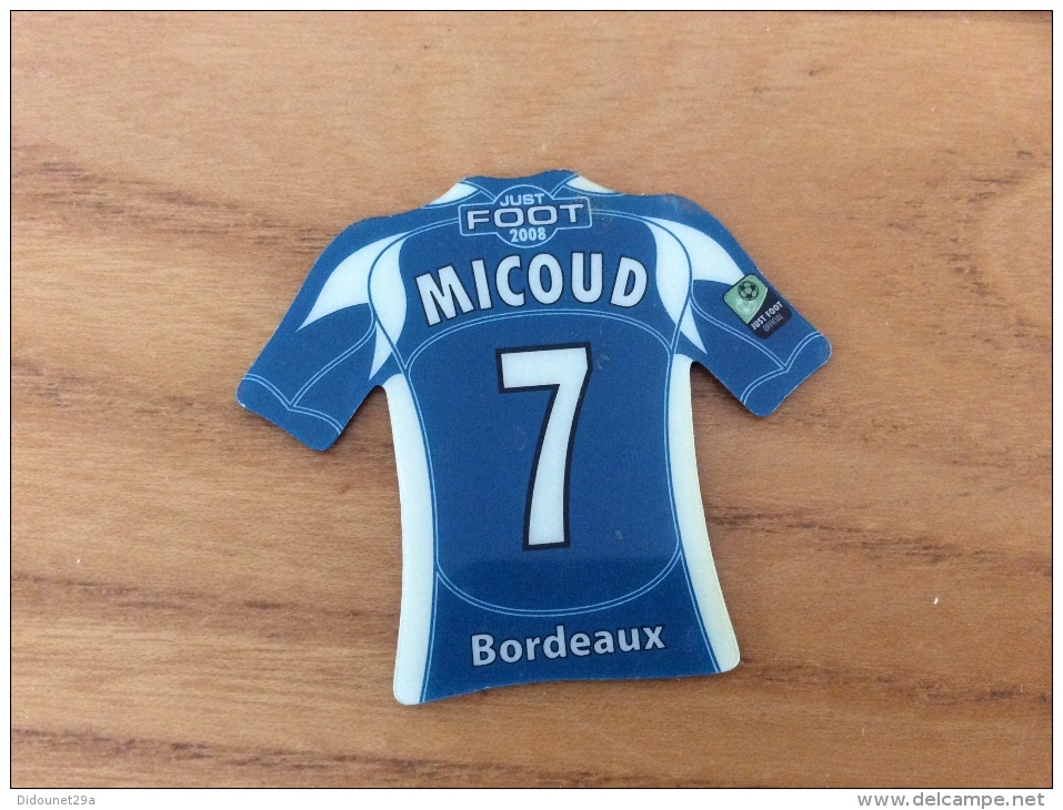 Magnet Serie JUST FOOT 2008 "MICOUD - 7 - Bordeaux" - Magnets