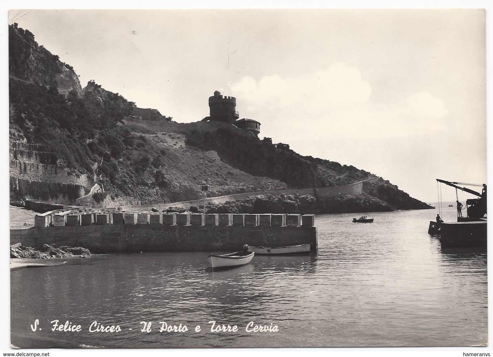 San Felice . Circeo - Il Porto E Torre Cervia - H1799 - Latina